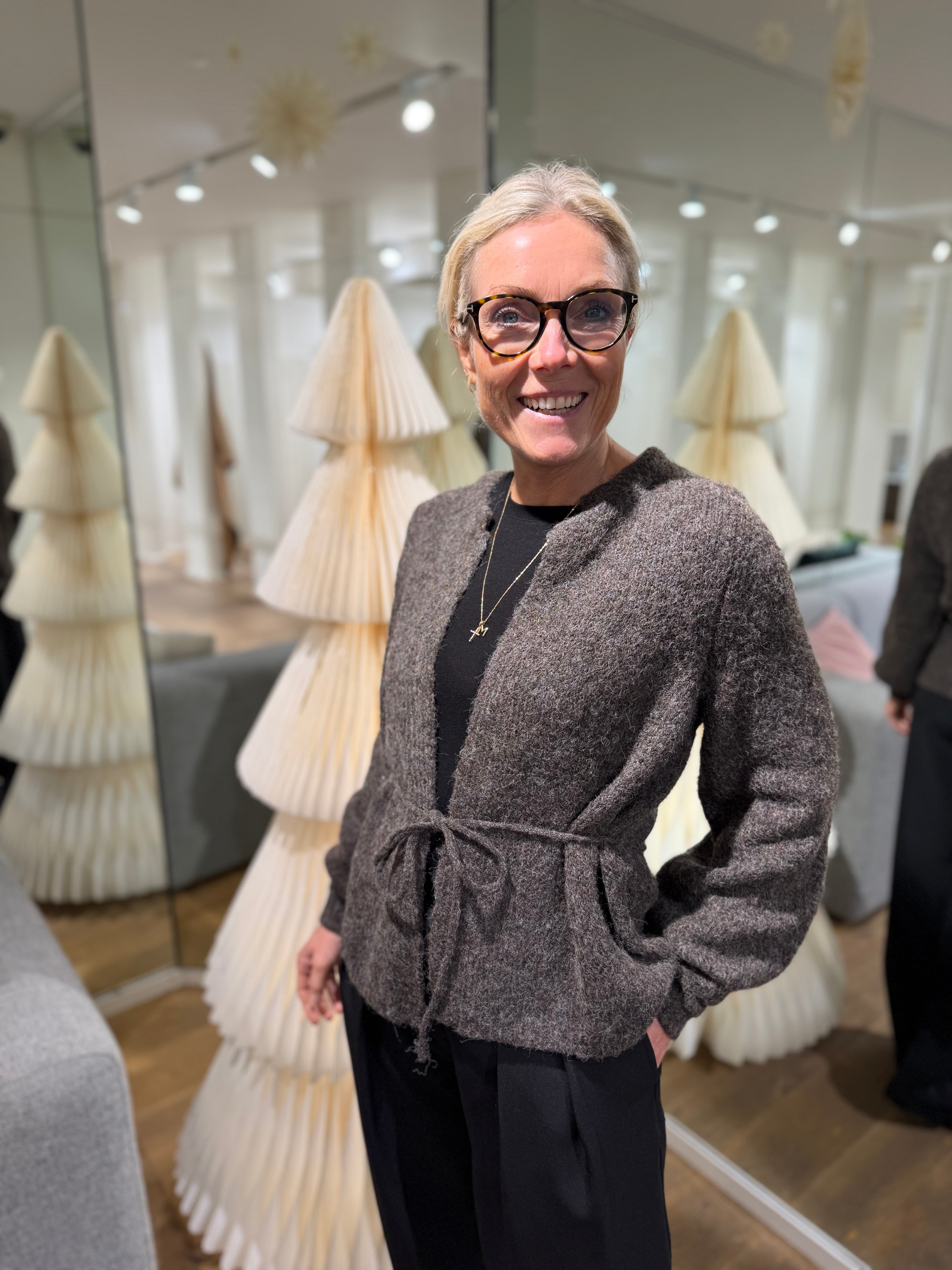 VMAGNES Knit Cardigan - Chocolate Torte